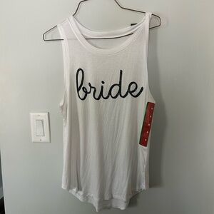 Grayson thread White Black Script Tank Top